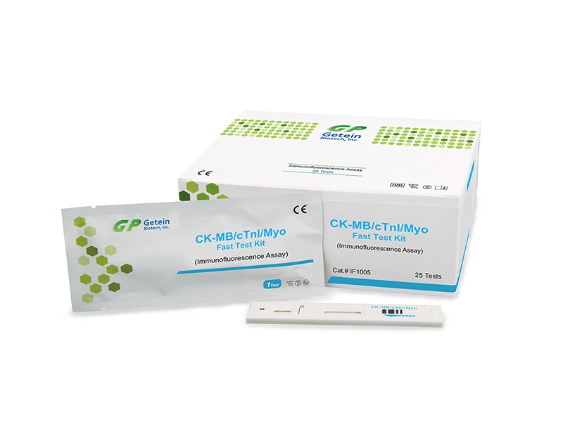 CK-MB/cTnI/Myo Hızlı Test Kiti (İmmünfloresan Testi)
