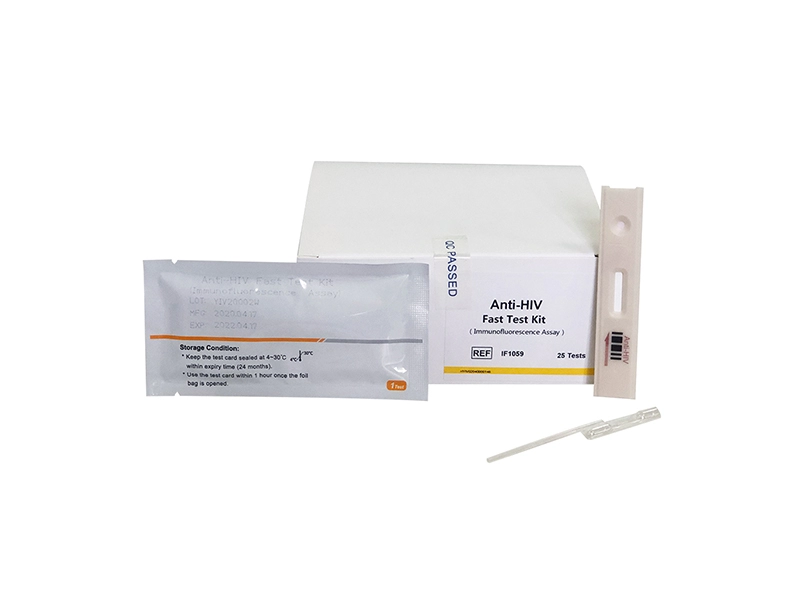 Anti-HIV Hızlı Test Kiti (İmmünofloresan Testi)