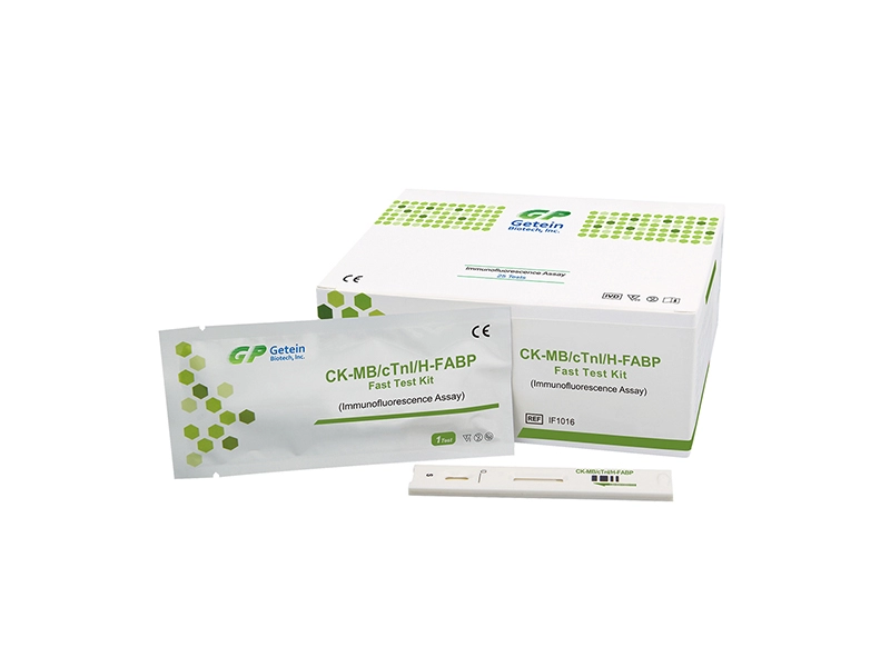 CK-MB/cTnI/H-FABP Hızlı Test Kiti (İmmünofloresan Testi)