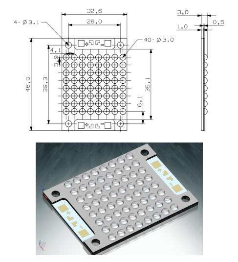 Yüksek Yoğunluklu UV LED Modülleri Çip