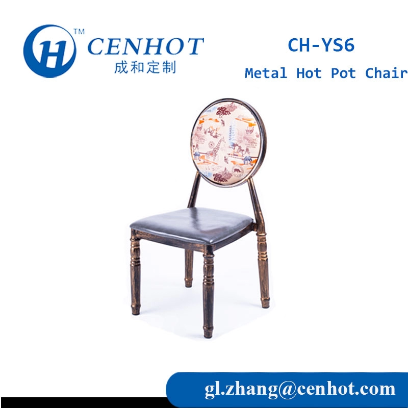 Restoran Üreticisi Çin için Metal Güveç Sandalyesi - CENHOT