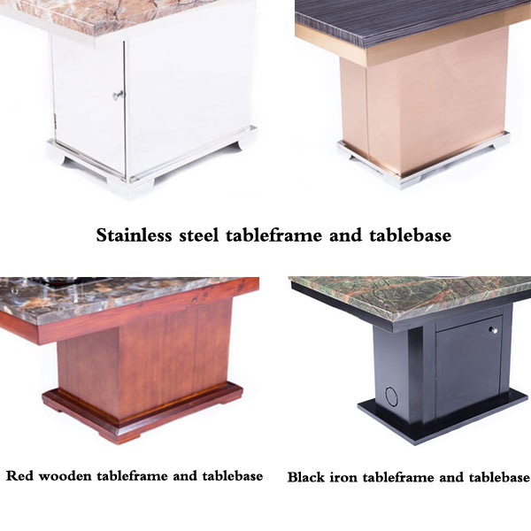 masa çerçevesi ve masa tabanının-çeşitli-malzemeleri ve renkleri-CENHOT
