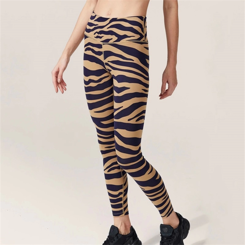 Zebra Print Fitness Özel Kadın Yoga Seti