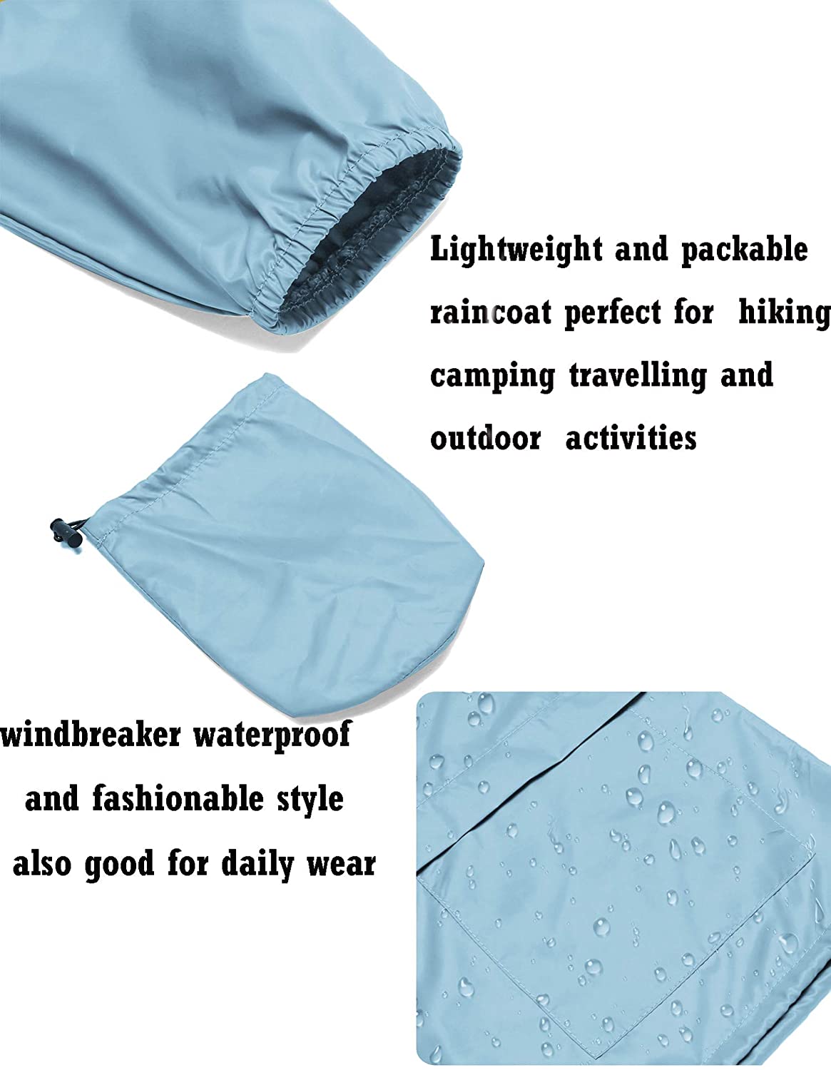 PACKABLE RAIN windbreaker