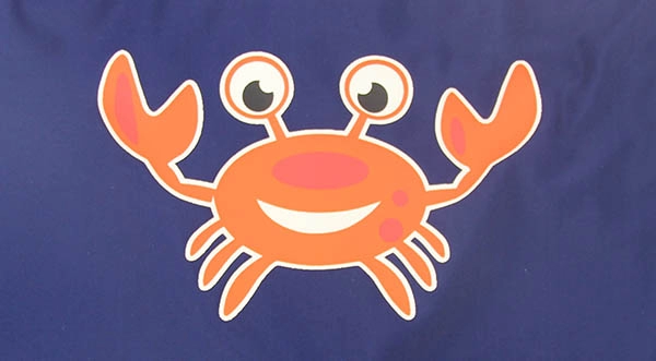 Cute Crab Boys Lacivert Yüzme Şortu