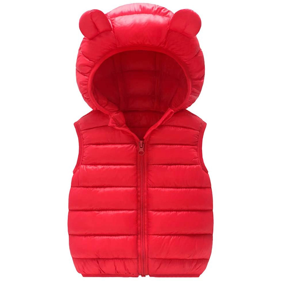 Toddler Bebek Kirpi Yelek Kış Sıcak Pamuk Yastıklı Aşağı Ceket