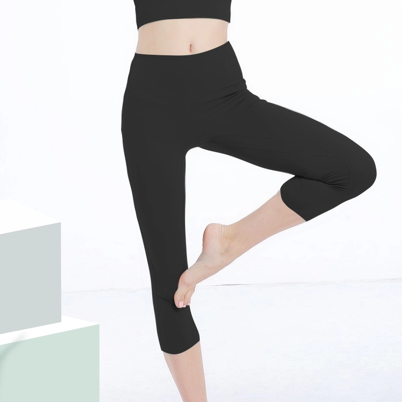 Özelleştirilmiş Kadın Spor Giyim Yoga Kırılabilir Çabuk Kuruyan Tayt Pantolon