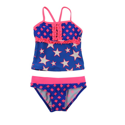 Cute girls tankini set 