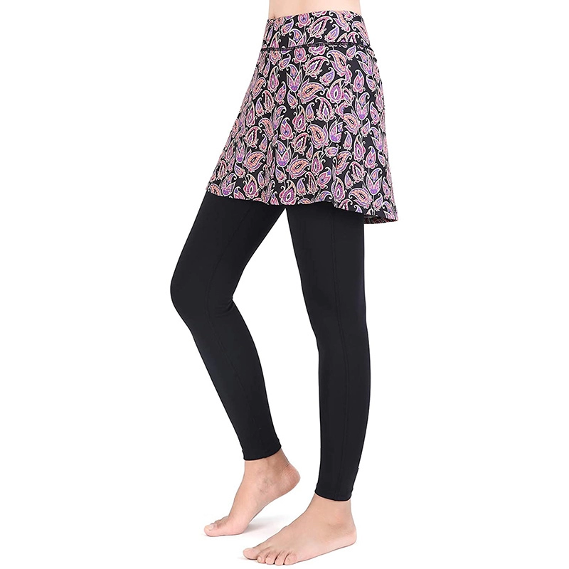 Etekli Kadın Taytı, Etekli Yoga Taytı & Kadın Tenis Taytı Elbise Cepleri