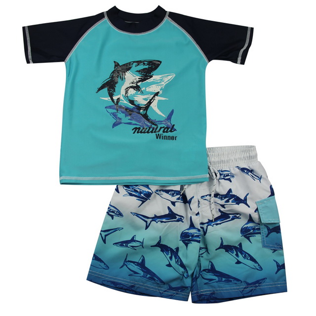 Shark rashguards boys 