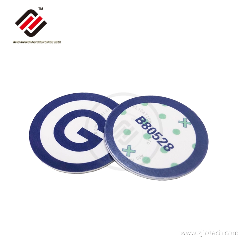 25mm Çap ISO15693 ICODE SLIX NFC Madeni Para Etiketi