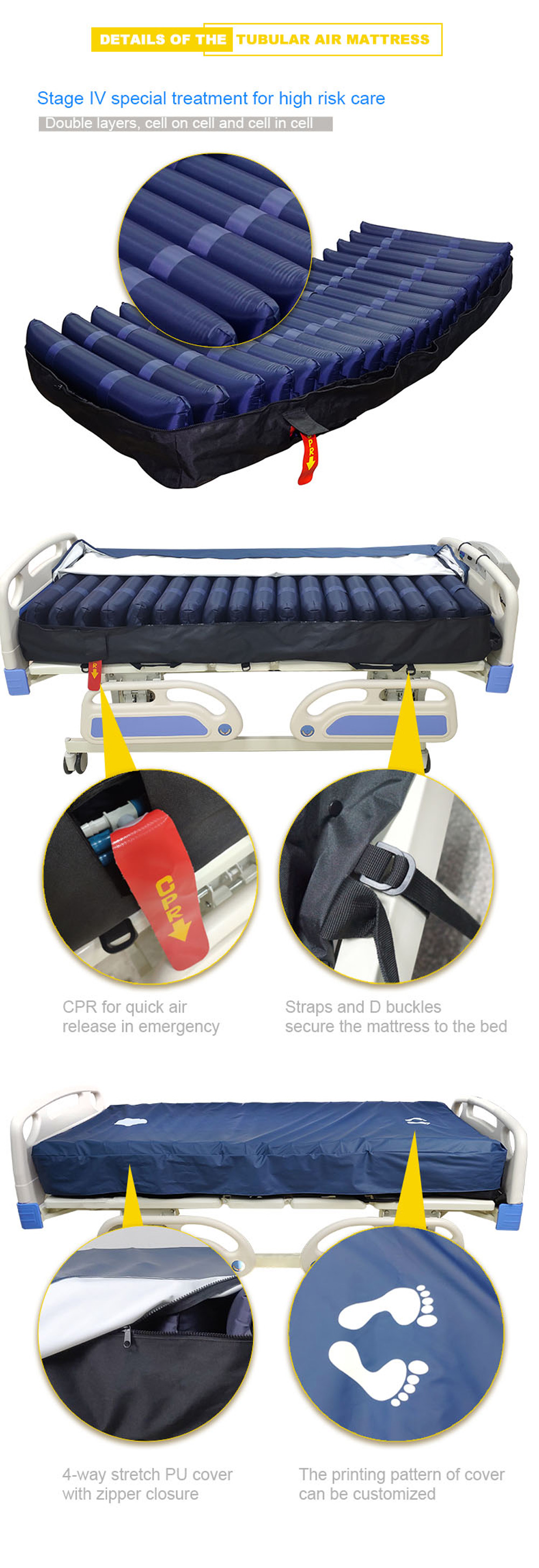 air pump and bubble mattress