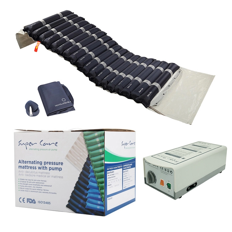 Hastane için anti yatak yarası şişme tıbbi bakım alternatif basınçlı hava yatağı