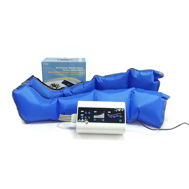 Hava basıncı terapi sistemi makinesi elektrikli dvt sıkıştırma cihazı botları hava sıkıştırma bacak masajı
