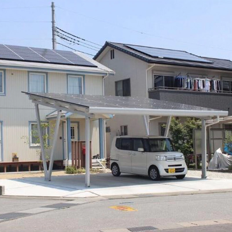 Konut Alüminyum Solar Carport Montaj Yapısı