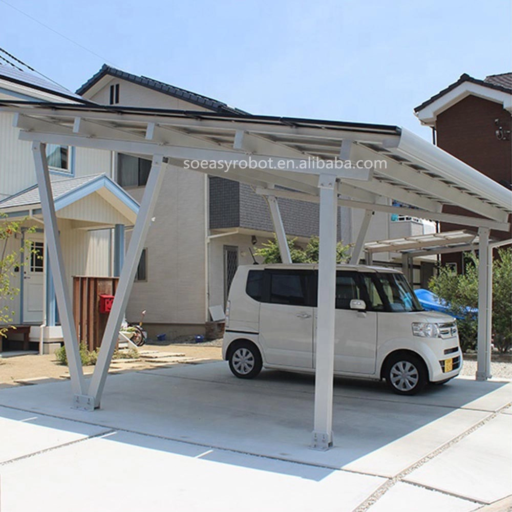 alüminyum güneş carport montaj rafı