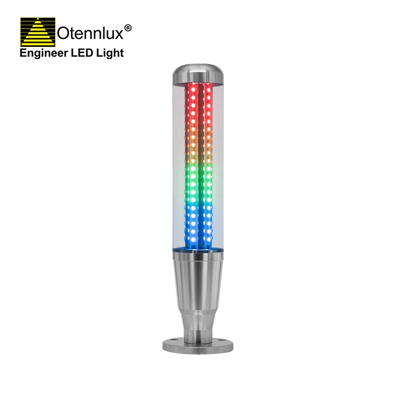 OMI1-401 Buzzer ile düz taban endüstriyel led sinyal uyarı kulesi lambası