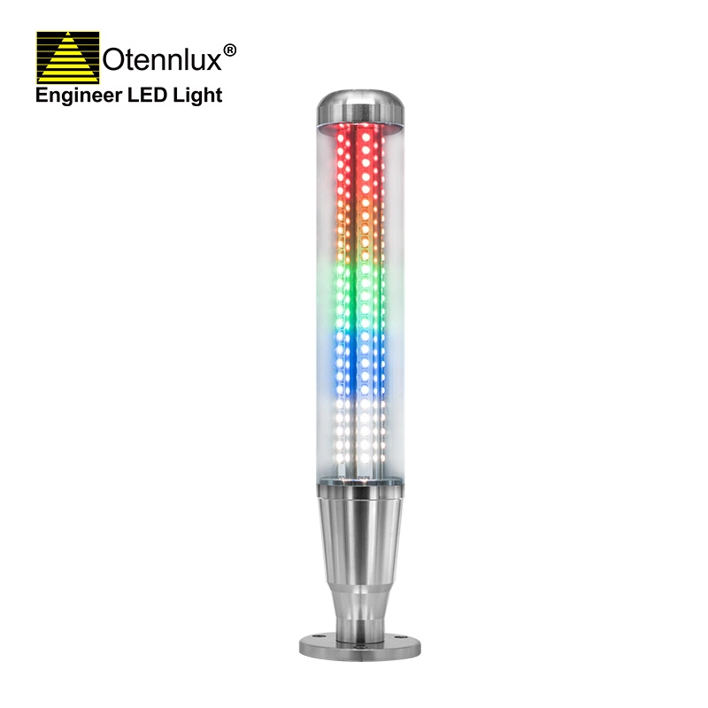 OMI1-501 Çok Renkli Düz tabanlı cnc endüstriyel sinyal kulesi uyarı ışığı