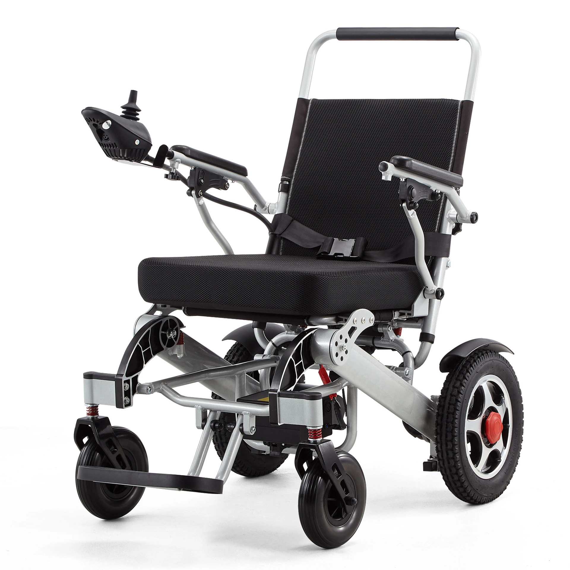 Engelli araba hareketli el bisikleti katlanabilir elektrikli tekerlekli sandalye