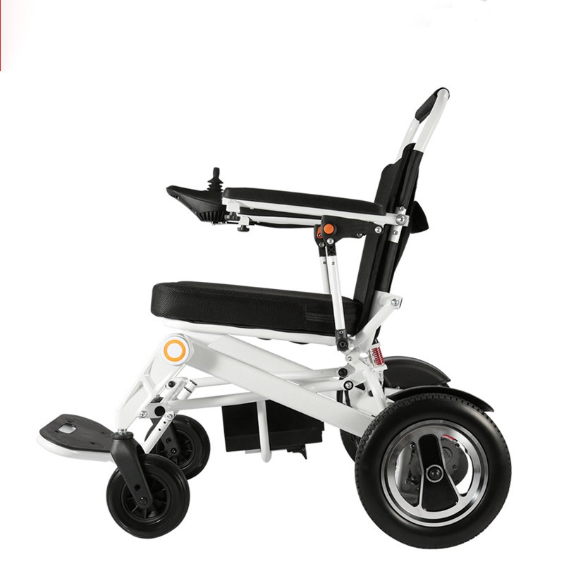 Lüks Motorlu Karbon Fiber Katlanır Elektrikli Tekerlekli Sandalye
