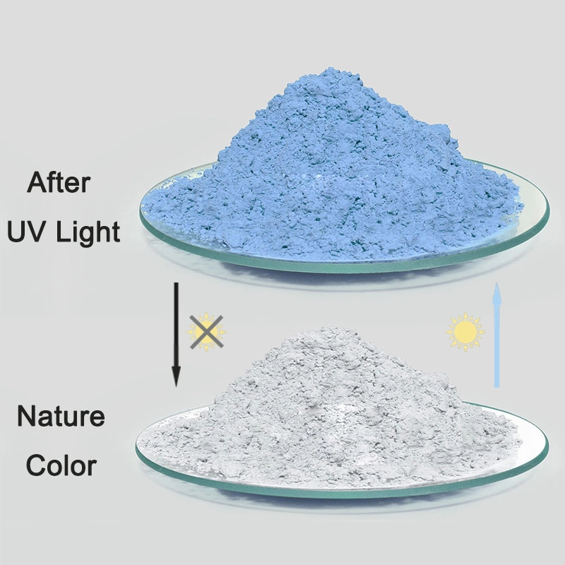 Renk değişimi güneşe duyarlı tersinir fotokromik pigment tozu
