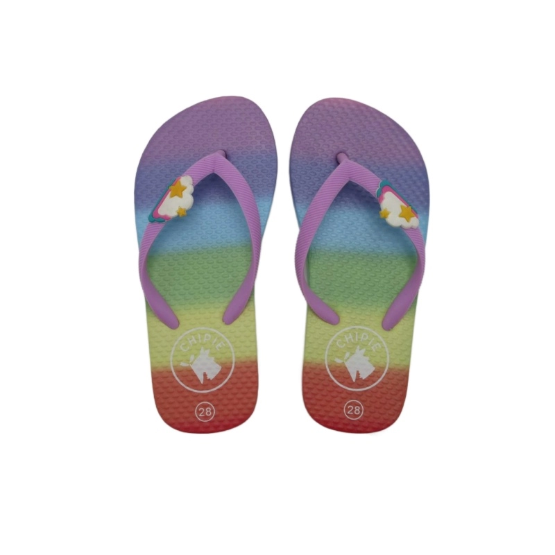 Gökkuşağı rengi Çocuk Plaj Tanga sandalet