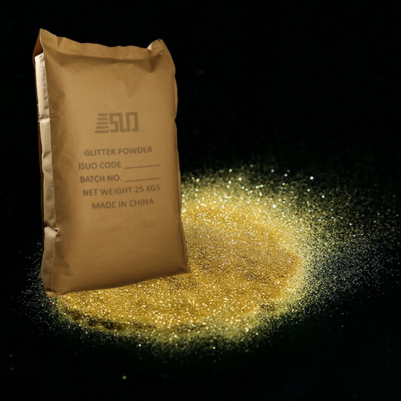 SGS sertifikalı endüstriyel toksik olmayan gül altın parıltılı toz