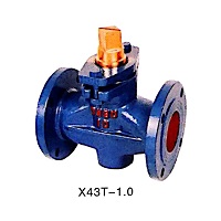 Cast copper two way plug valve