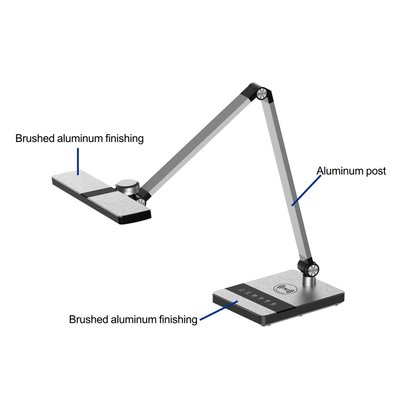 Kablosuz şarj ledli masa lambası