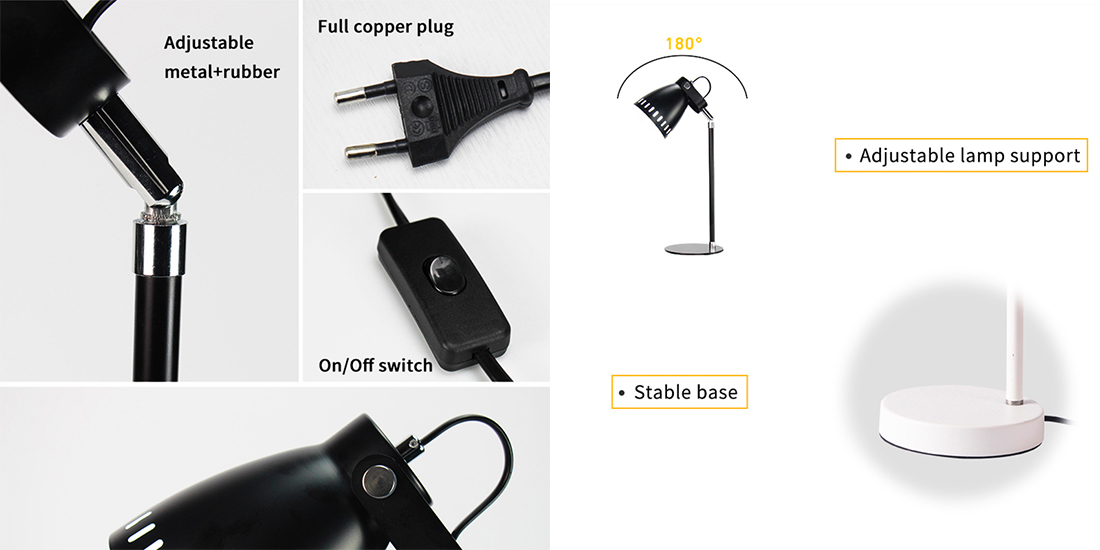 Flexible office reading desk led lamp