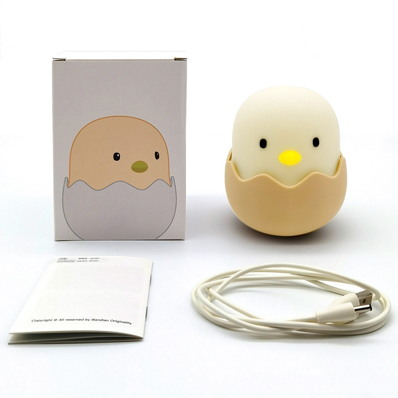 Dokunmatik Sensörlü Çocuk Yumurta Kabuğu Gece Lambası