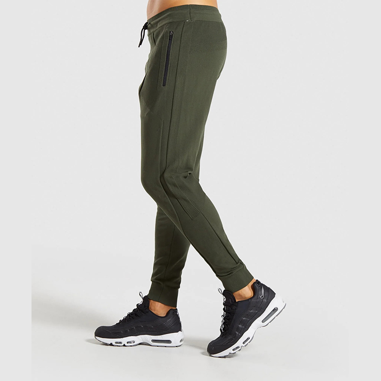 Slip-in pockets men jogger sweatpants