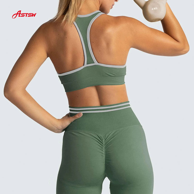 wholesales green seamless bra