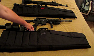 Tactical rifle gun bag