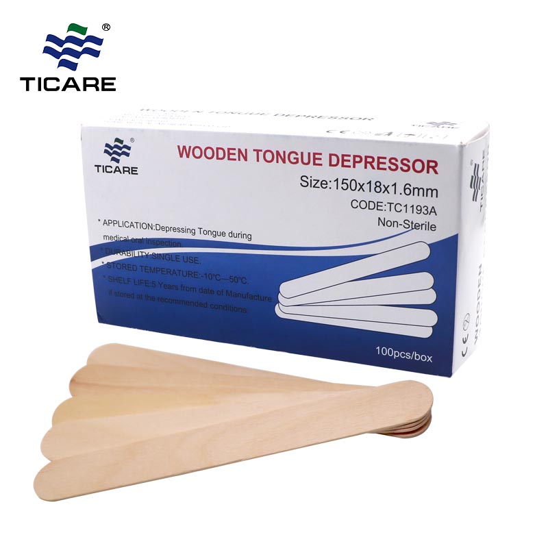 Disposable Wooden Tongue Depressor With New Packing