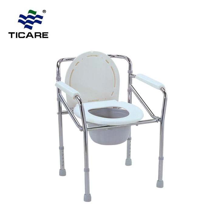 Rehabilitasyon Terapi Malzemeleri FDA onaylı katlanabilir Tuvalet Sandalyesi