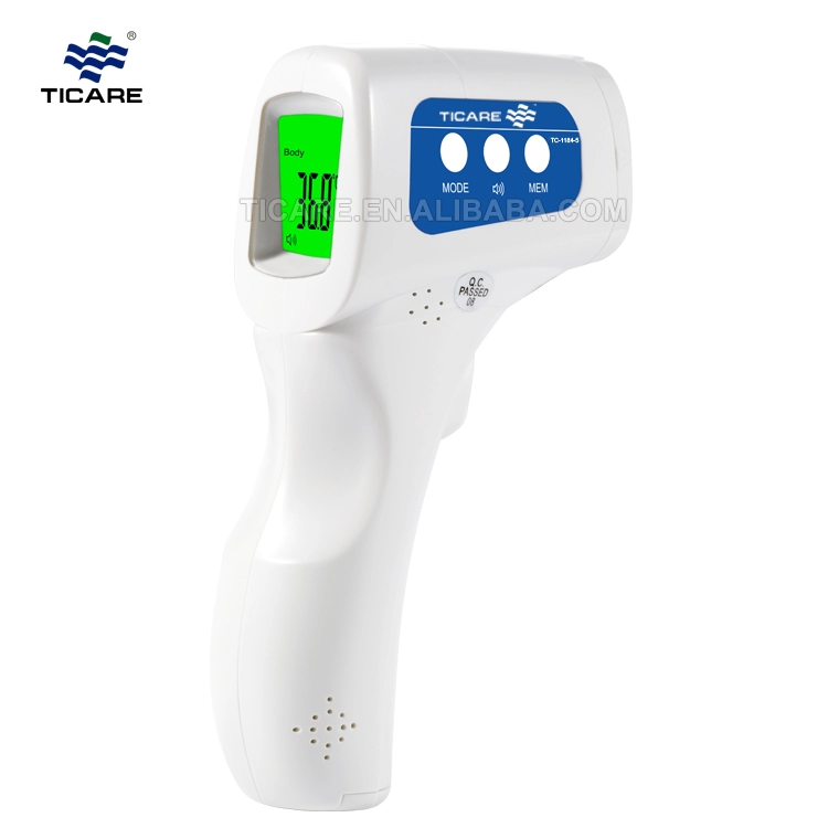Bebek veya yetişkin kullanımına uygun tıbbi dijital kızılötesi alın cilt termometresi
