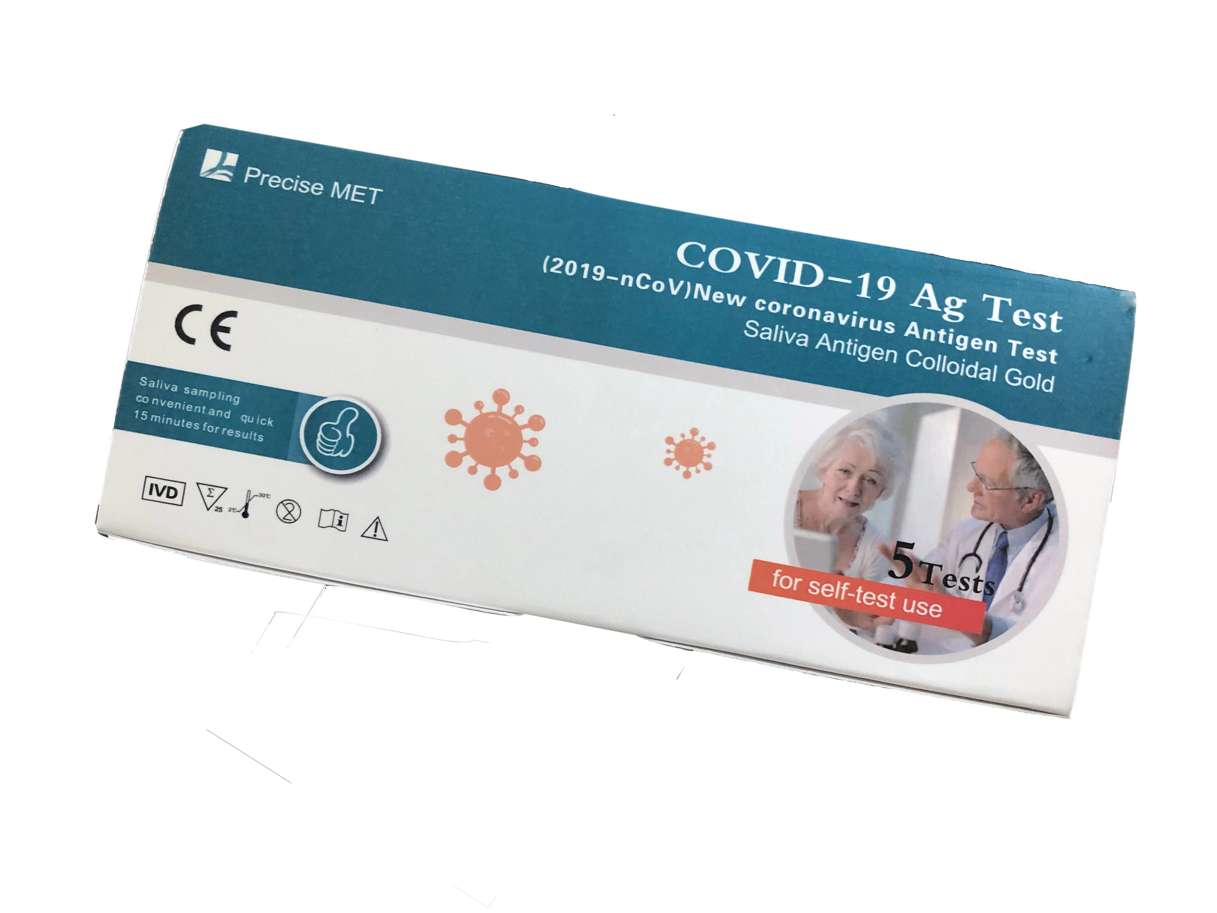 10 test/Tükürük Antijen Testi (Kolloidal Altın)