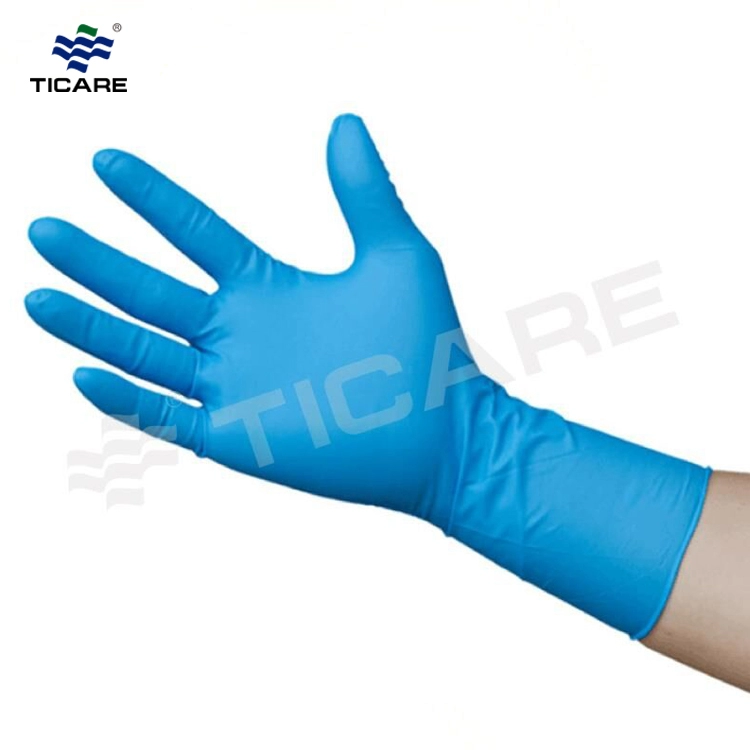 Güvenlik İçin Tıbbi Tek Kullanımlık Steril Nitril eldivenler