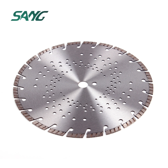 400mm elmas dairesel turbo testereler beton yol için bıçak kesici disk