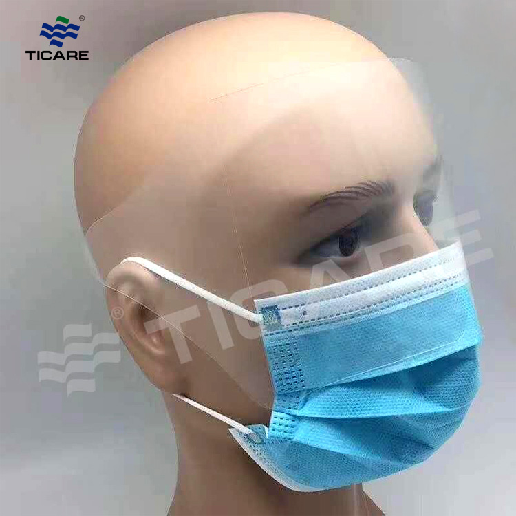 Disposable Face Mask With Eye Shield