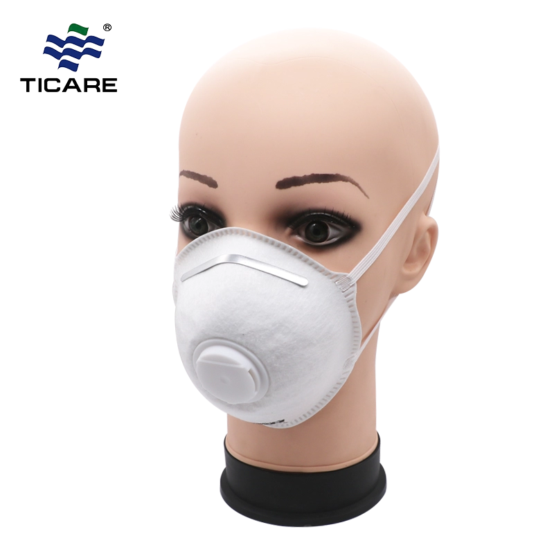 Tek Kullanımlık Nonwoven kulak askısı renkli N95 Yüz Maskesi