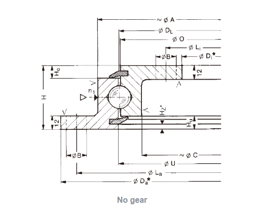 light series slewing bearing