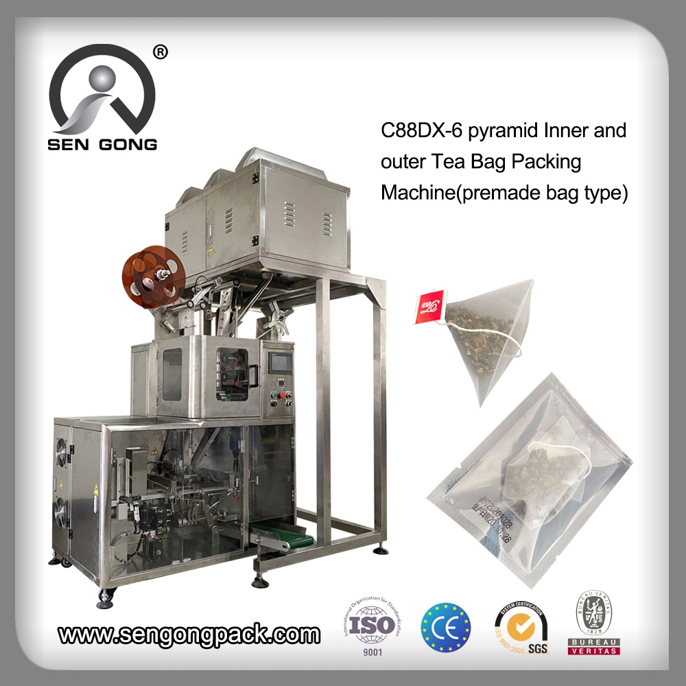 C88DX Otomatik bioweb çay paketleme makinesi üreticisi (Torba tipi)