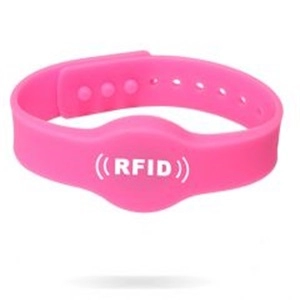 Etkinlikler Erişim Kontrolü için Logo Baskı RFID Silikon Bileklikler