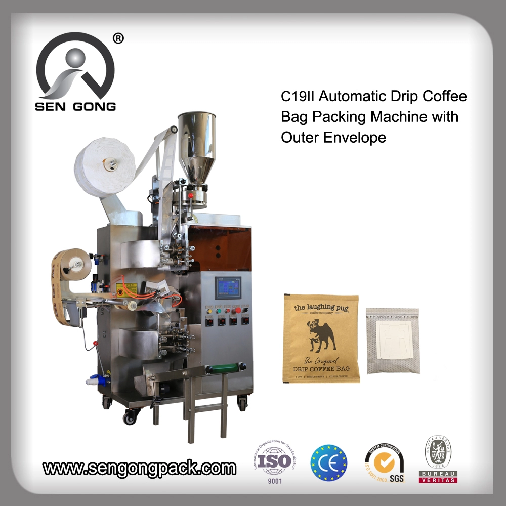 C19II Isı yalıtımlı kahve makinesi poşet makinesi