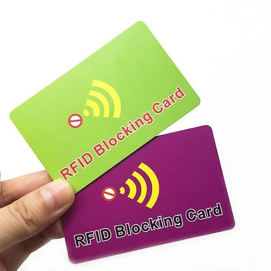 Banka Kartı Koruması için RFID Engelleme Kartı