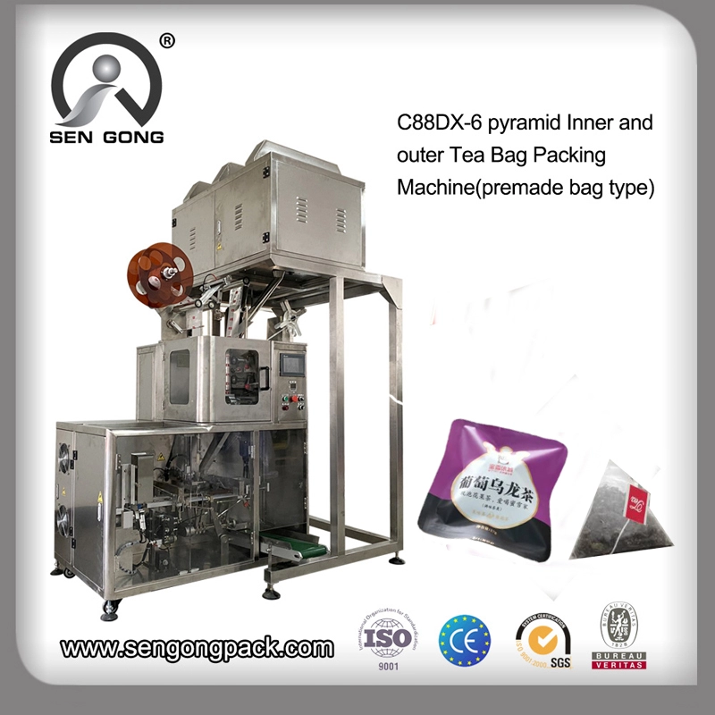 C88DX Otomatik bioweb çay paketleme makinesi üreticisi (Torba tipi)