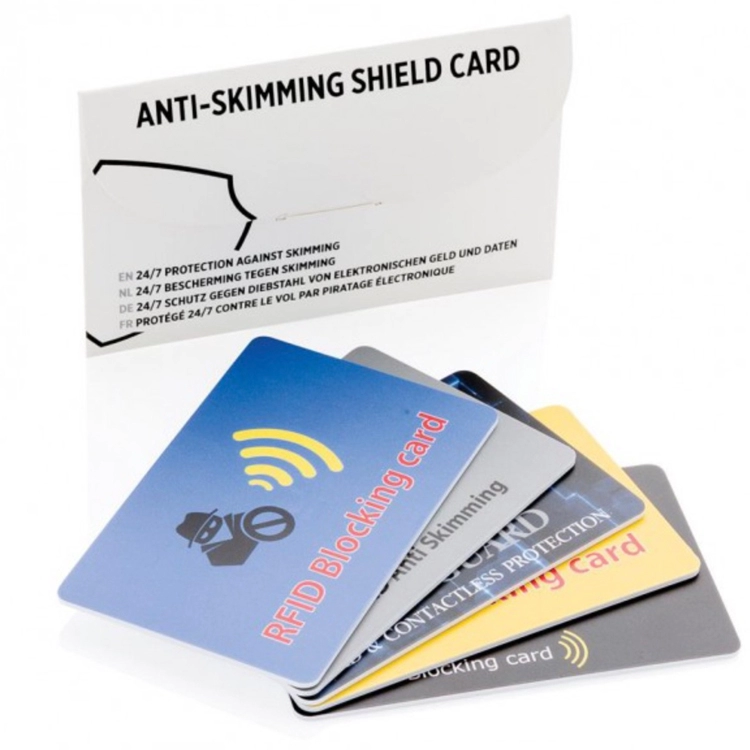 Sinyal RFID engelleme kartı kaymayı önleyen rfid kredi kartı koruyucu engelleyici