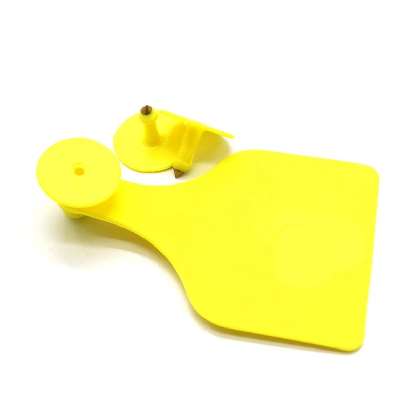 Yüksek Güvenlikli Sarı Kimlik Takibi RFID Hayvan Kulak Etiketi